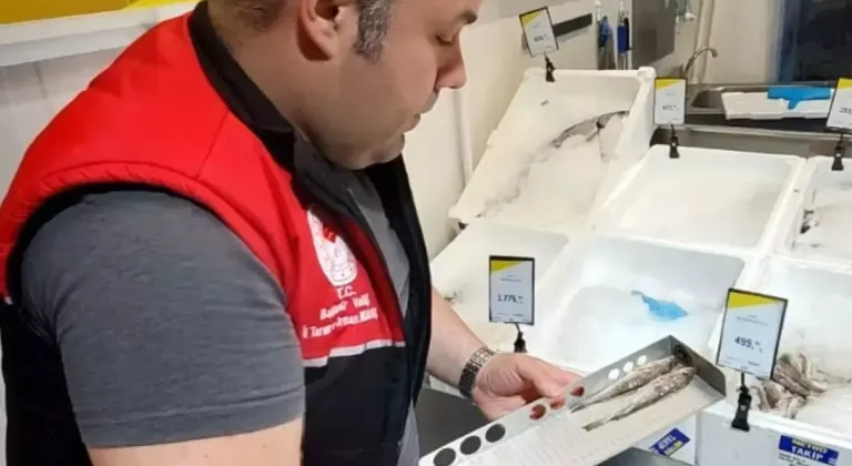 Edremit'te Su Ürünleri Denetimleri Sürüyor