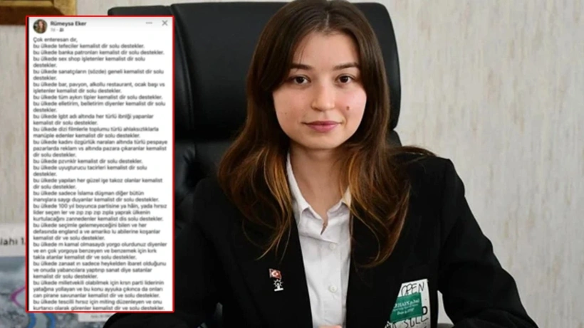 AKP'li Samsun Terme Belediye Meclisi Üyesi Rümeysa Eker'den skandal sözler